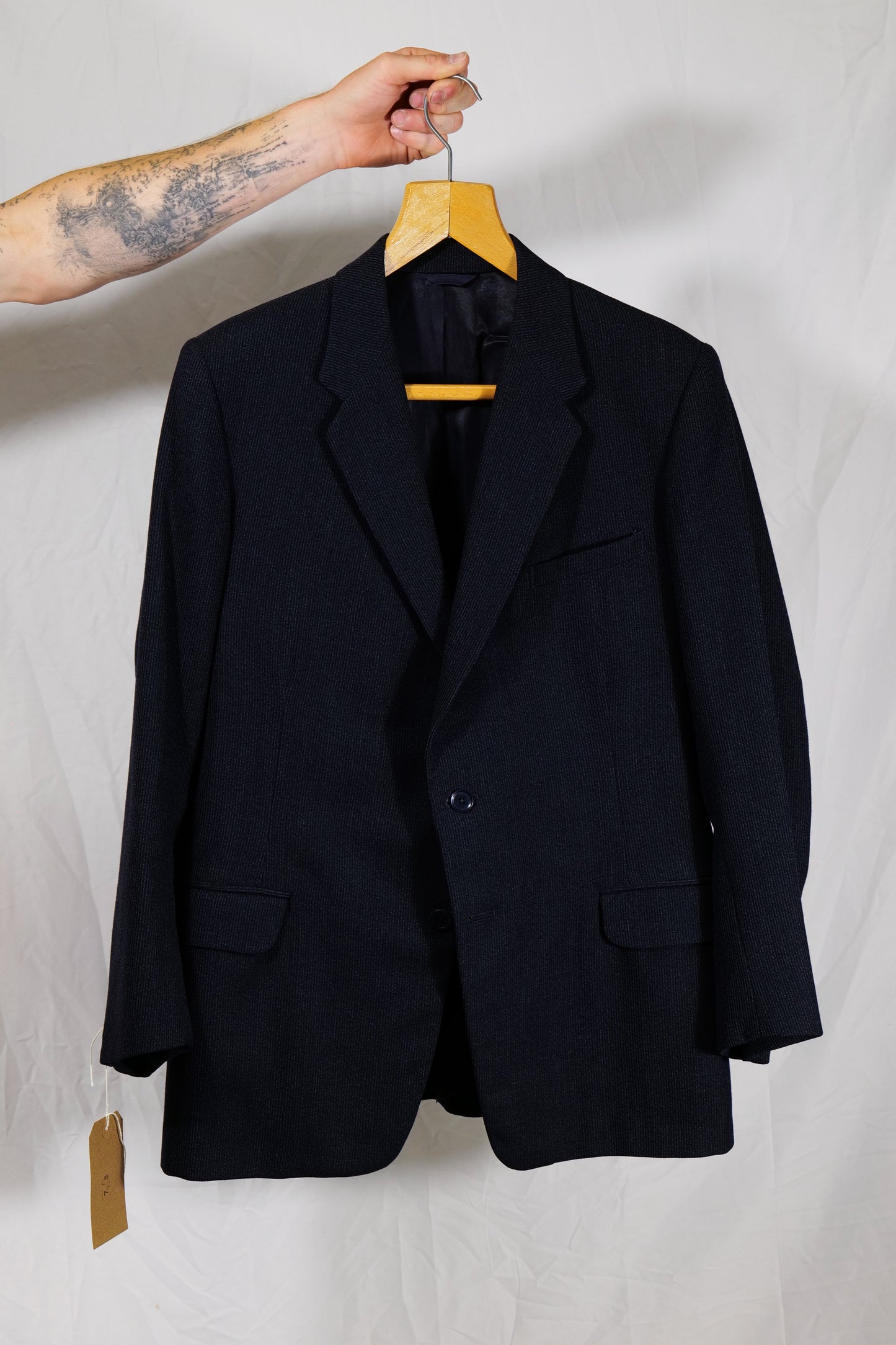 British 1950s Textural Blazer By Society CWS