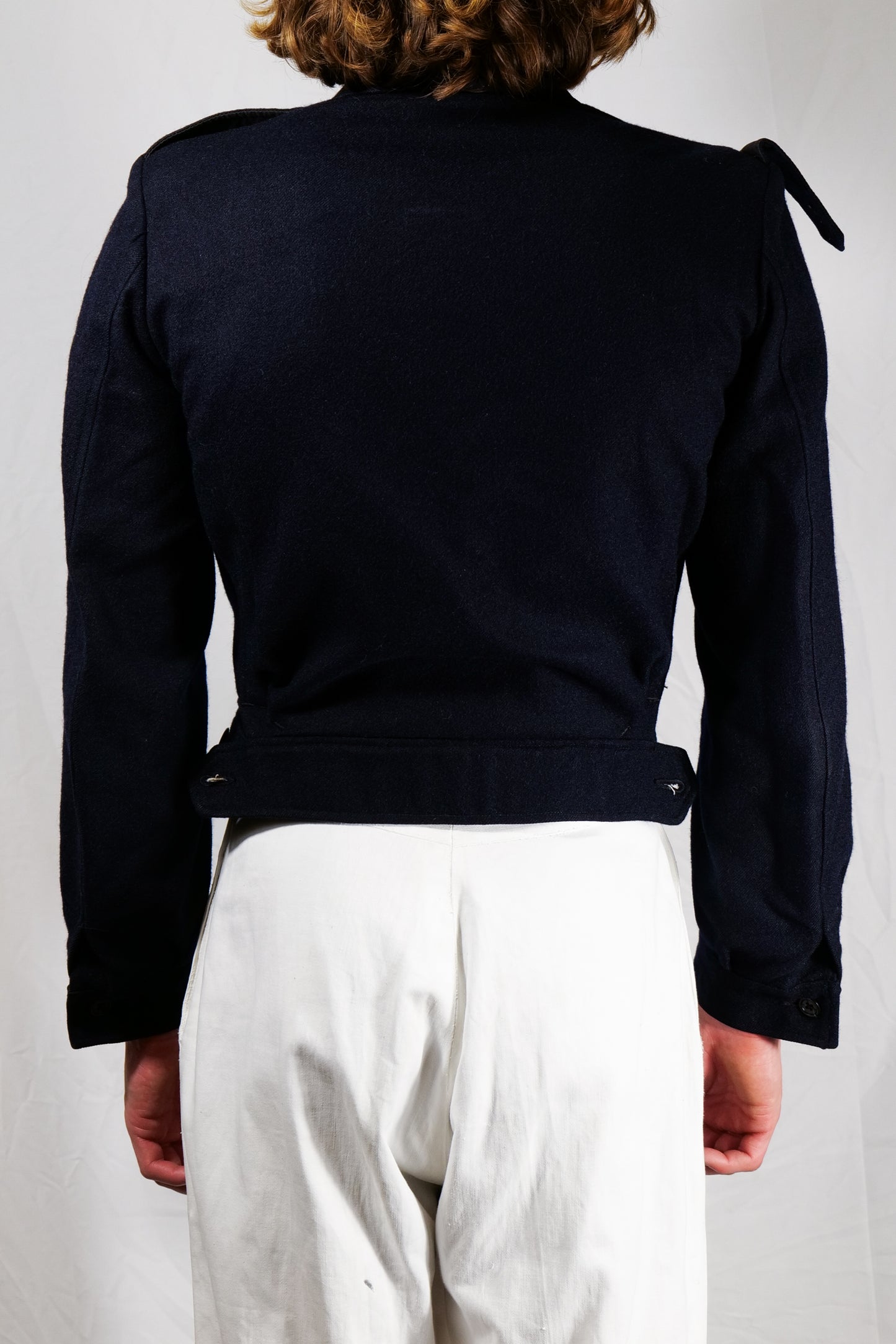 French Army 1940s Woollen Cropped Battledress Jacket
