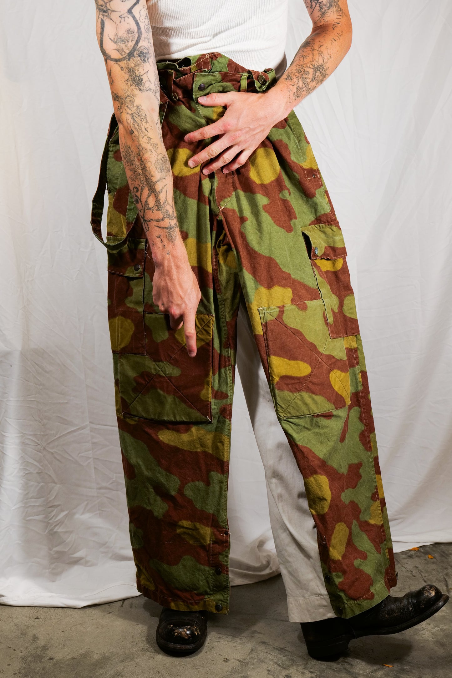 Rare M29 1940s 1940s Telo Mimetico Trousers