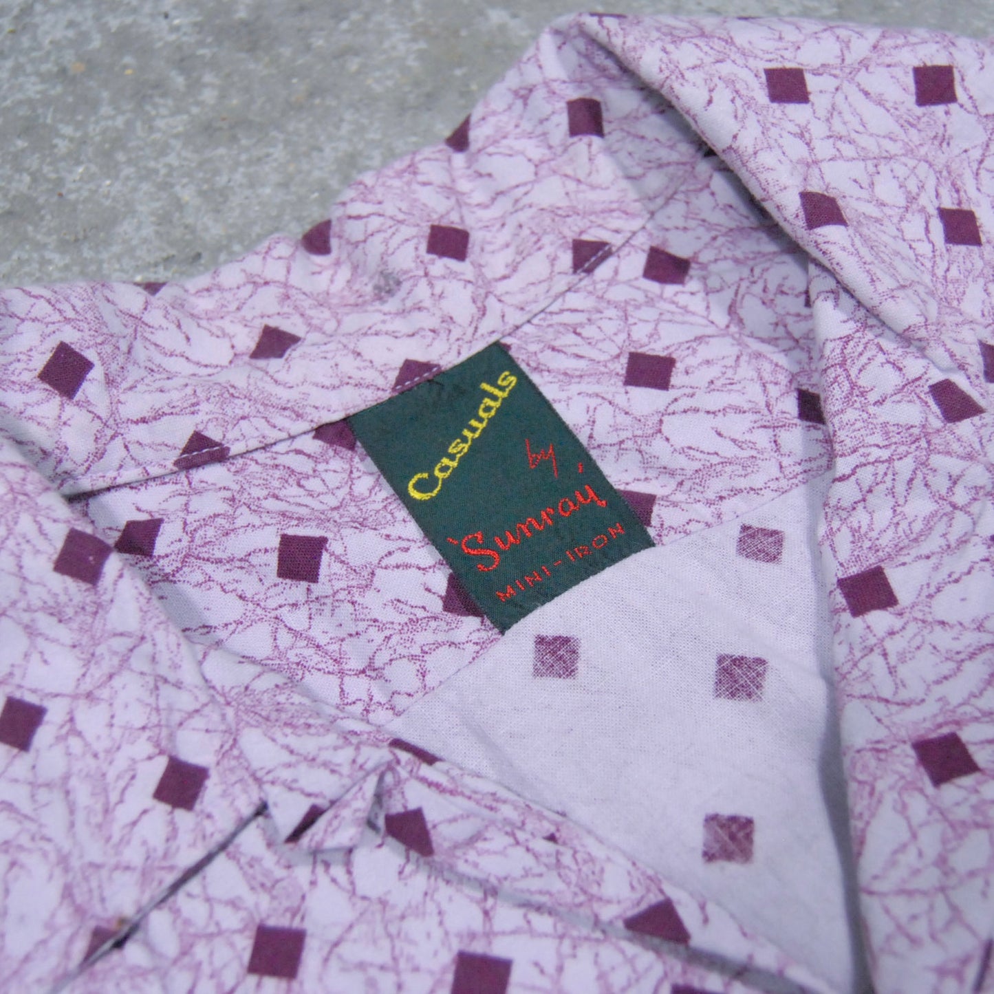 British 1950s Summer Shirt By Sunray
