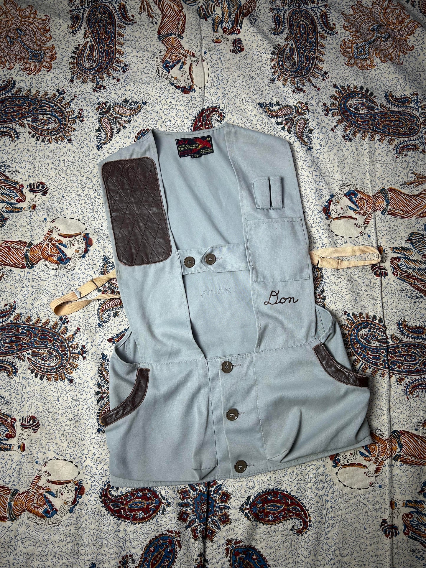 MORPHOSIS Japanese Dobby Cotton Hunting Vest Bag