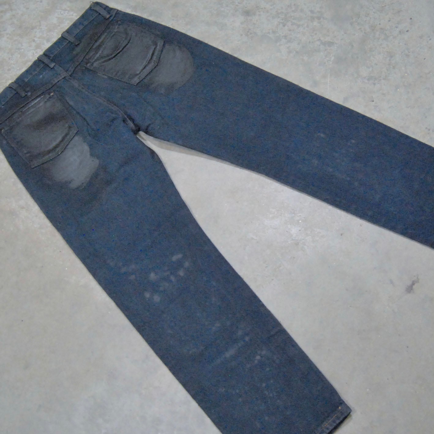 .- -.. -- .. ... ... .. -- -. (ADMISSION) #1 Overdyed Painted Denim