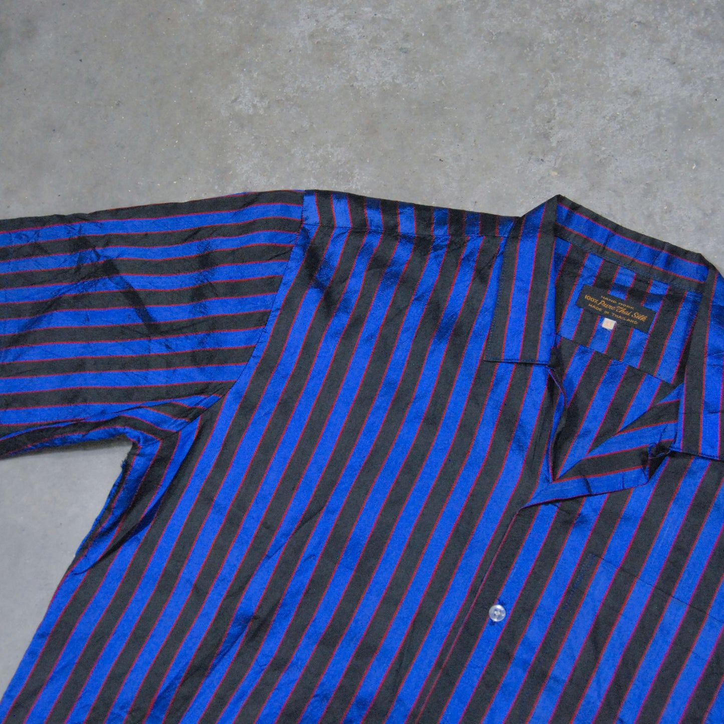 Vintage Short Sleeve Silk Shirt