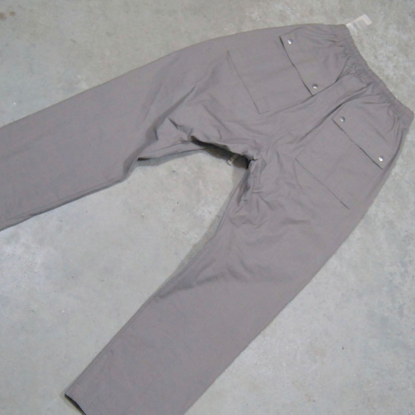 NEW Rick Owens Phlegethon SS21 Grey Trousers