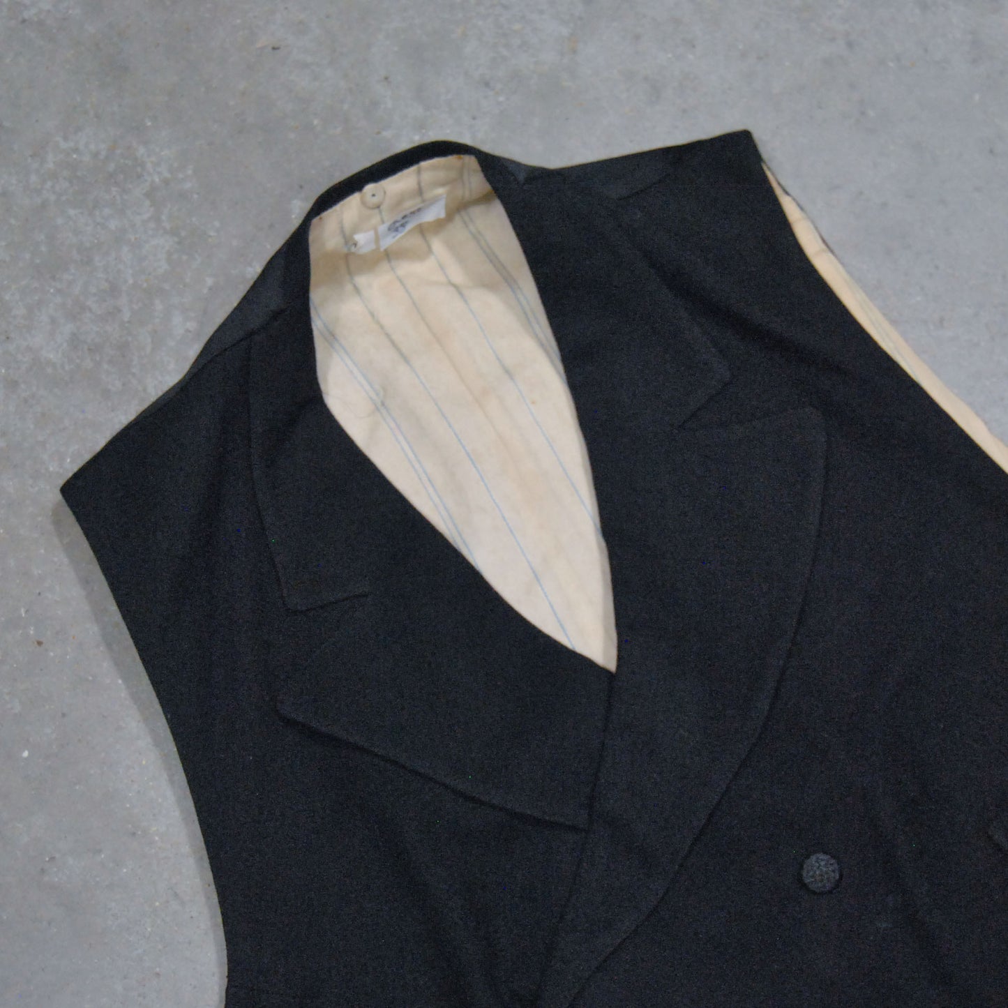 European 1930s Double Breasted Waistcoat