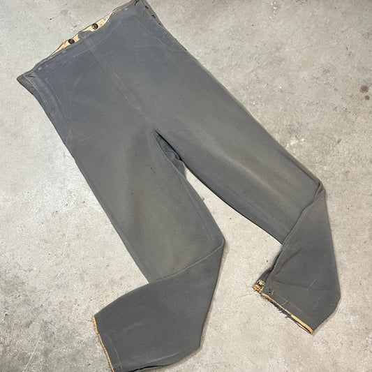 1940s Western Gabardine Front Flap Trousers