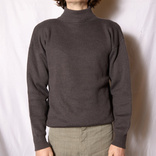 European 1980s Textural High Neck Knits