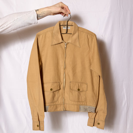 Rare Gents British 1940s Cyclist Blouson Jacket