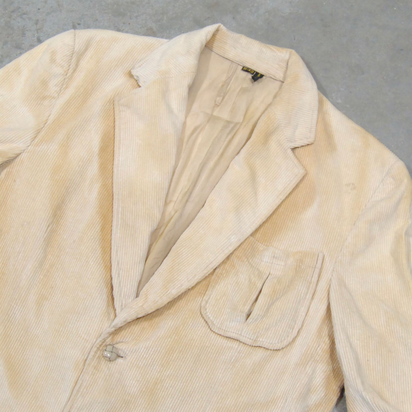 Sunblasted 1970s Does 1930s Corduroy Blazer