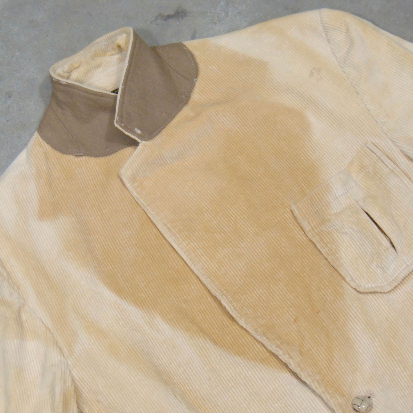 Sunblasted 1970s Does 1930s Corduroy Blazer