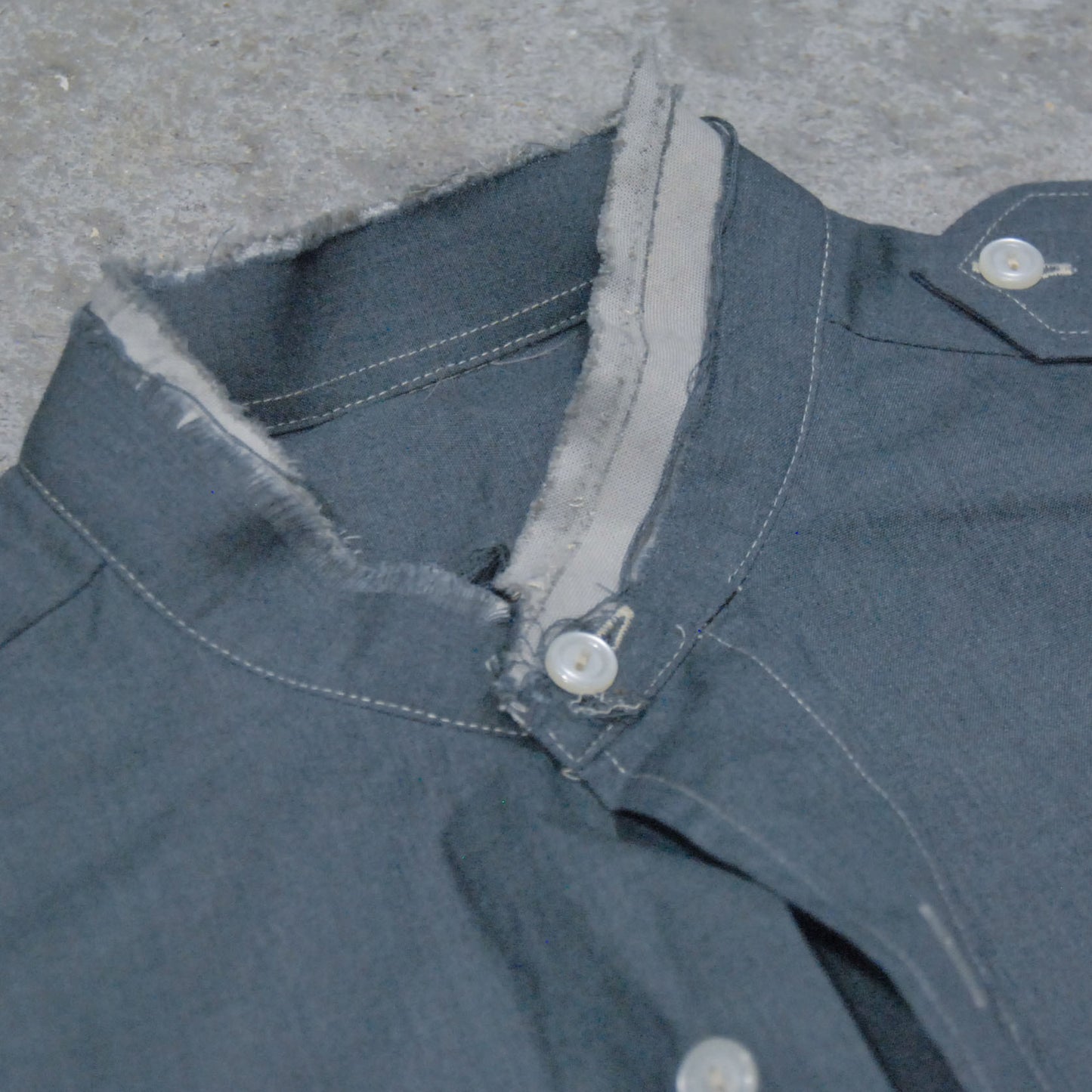 Distressed Overdyed Rag Shirt