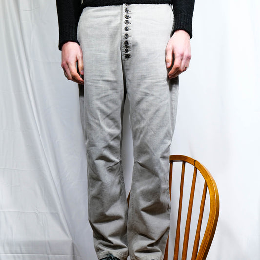 Kapital Multi Button Cotton Trousers