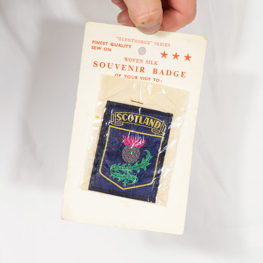 British 1940s Scotland Souvenir Patch