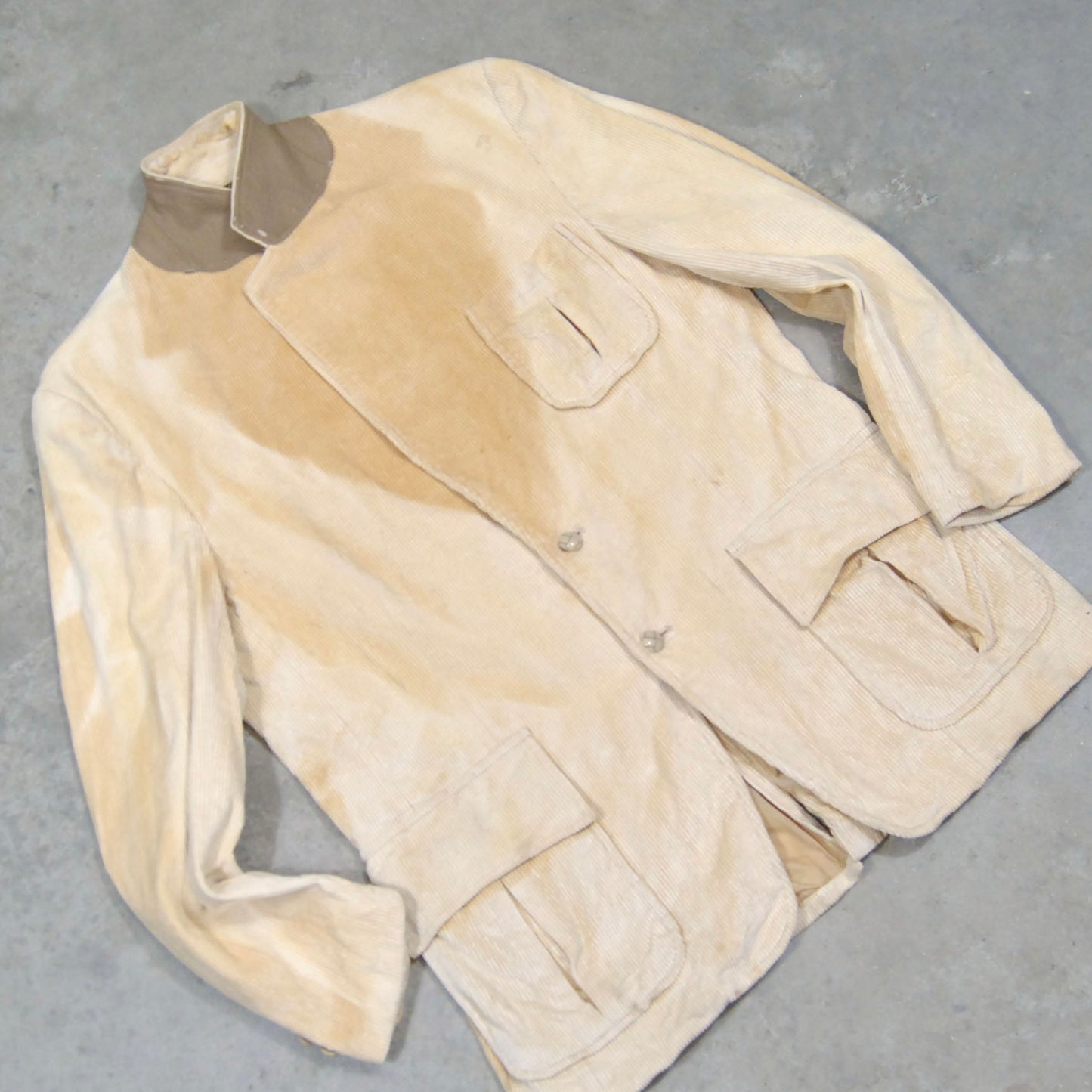 Sunblasted 1970s Does 1930s Corduroy Blazer