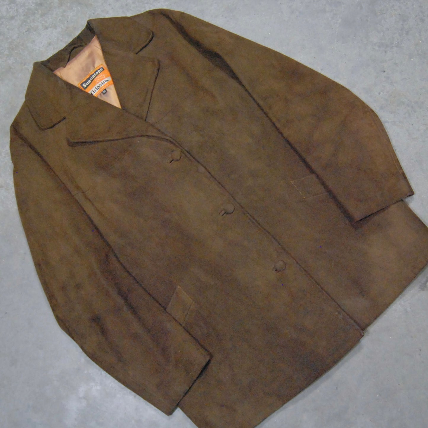 British 1970s Adastra Suede Jacket