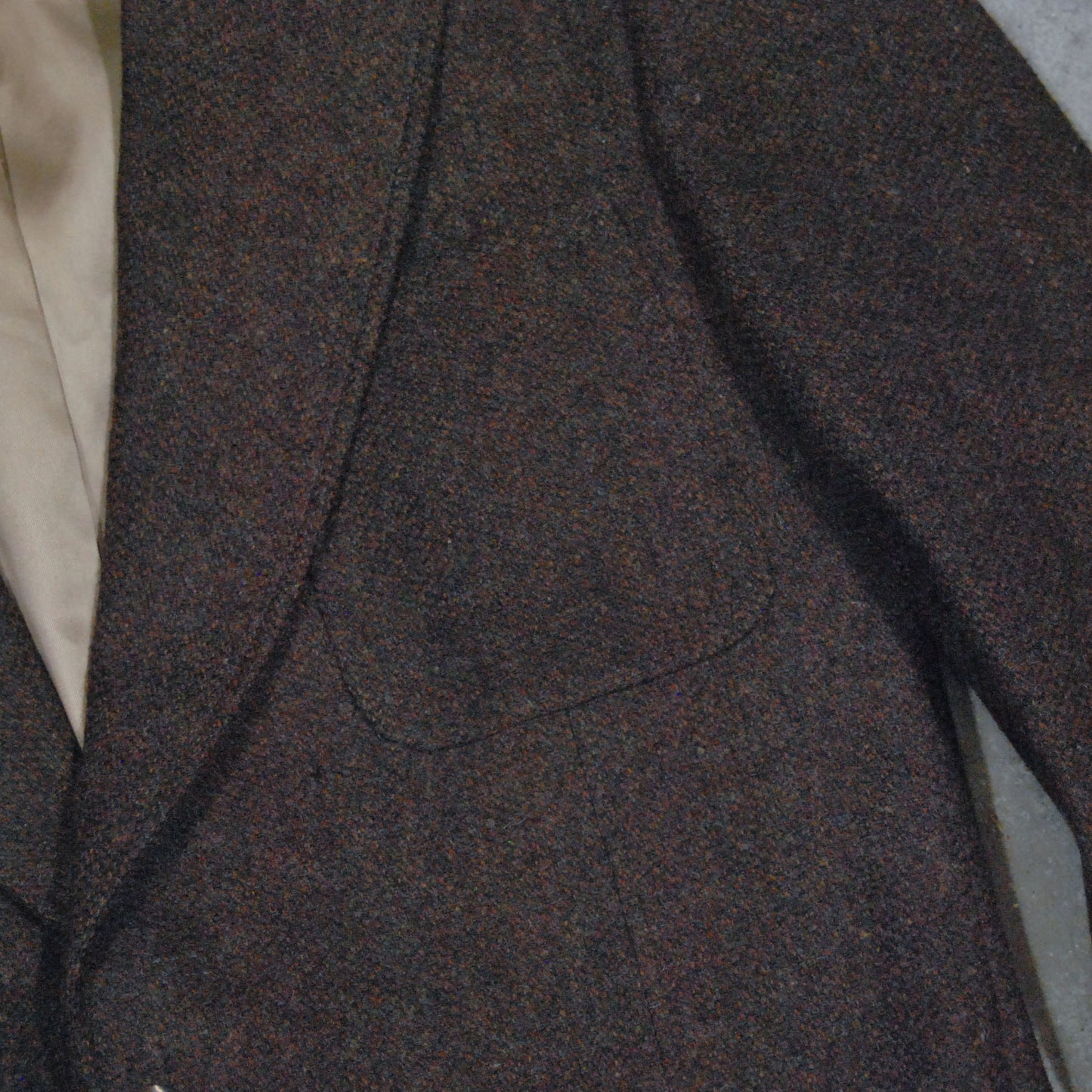 1970s Does 1930s Belt Back Patch Pocket Blazer