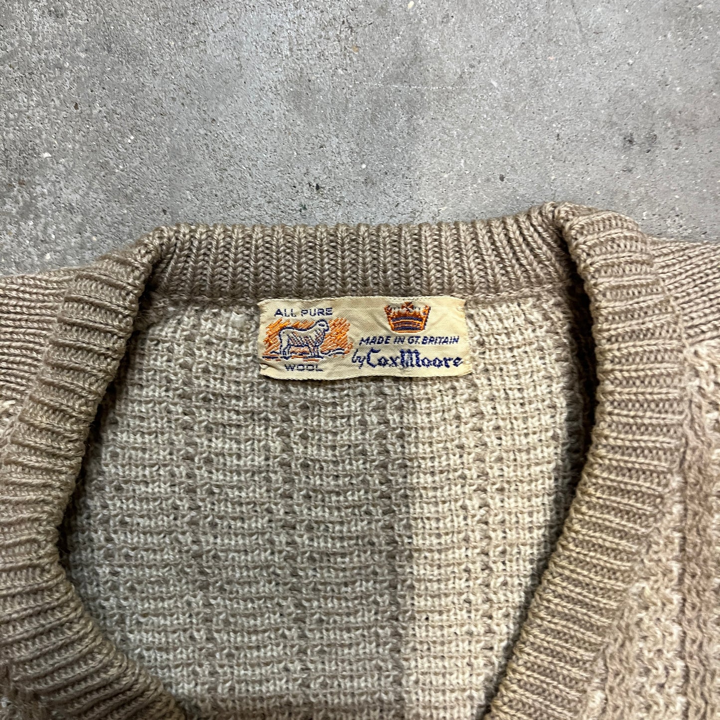 British 1960s Sweater By Coxmoore – 19UJMILITARIA