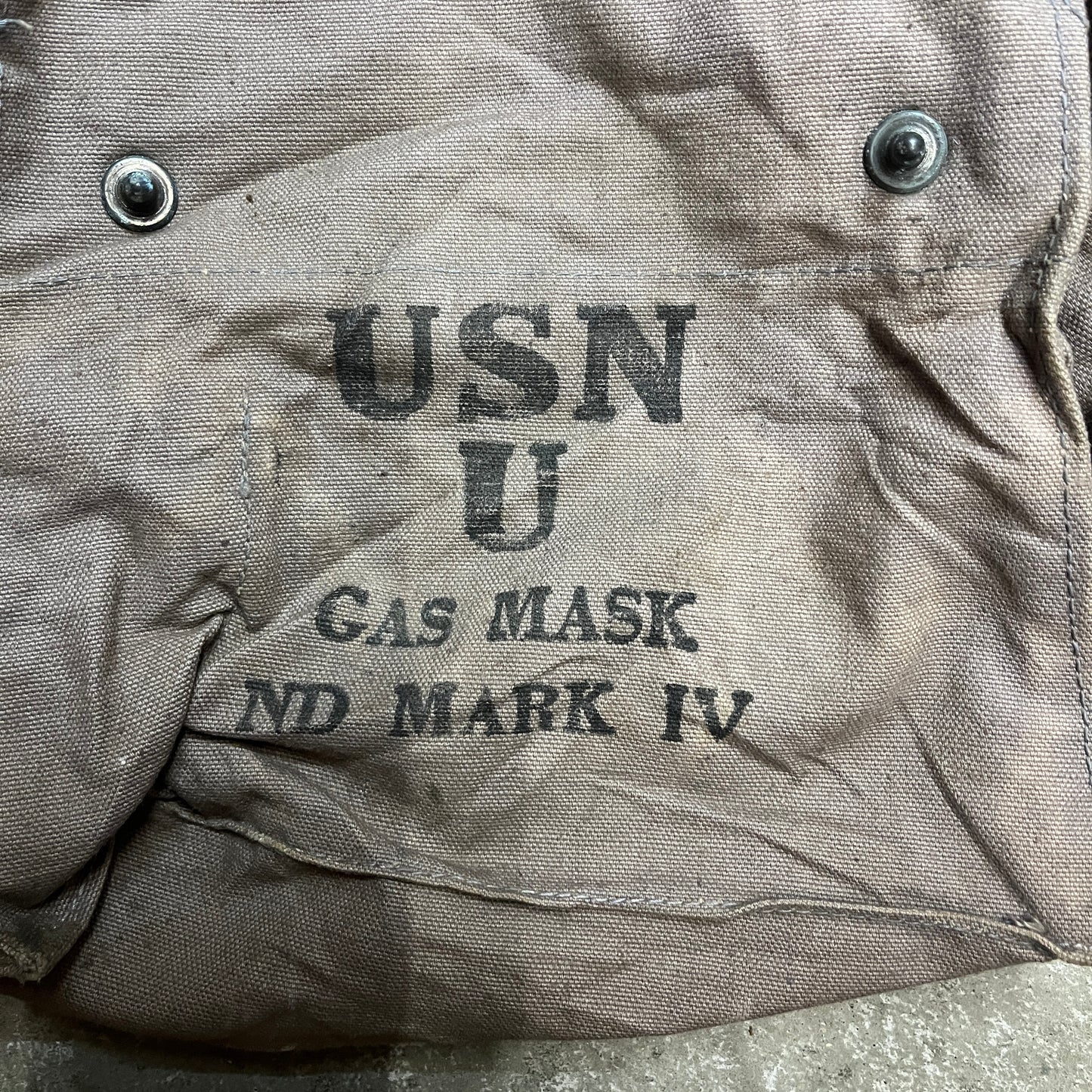 US Navy Gas Mask Bag