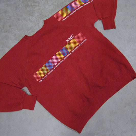 American 1970s Raglan Sleeve Crewneck Jumper By “Velva Sheen”