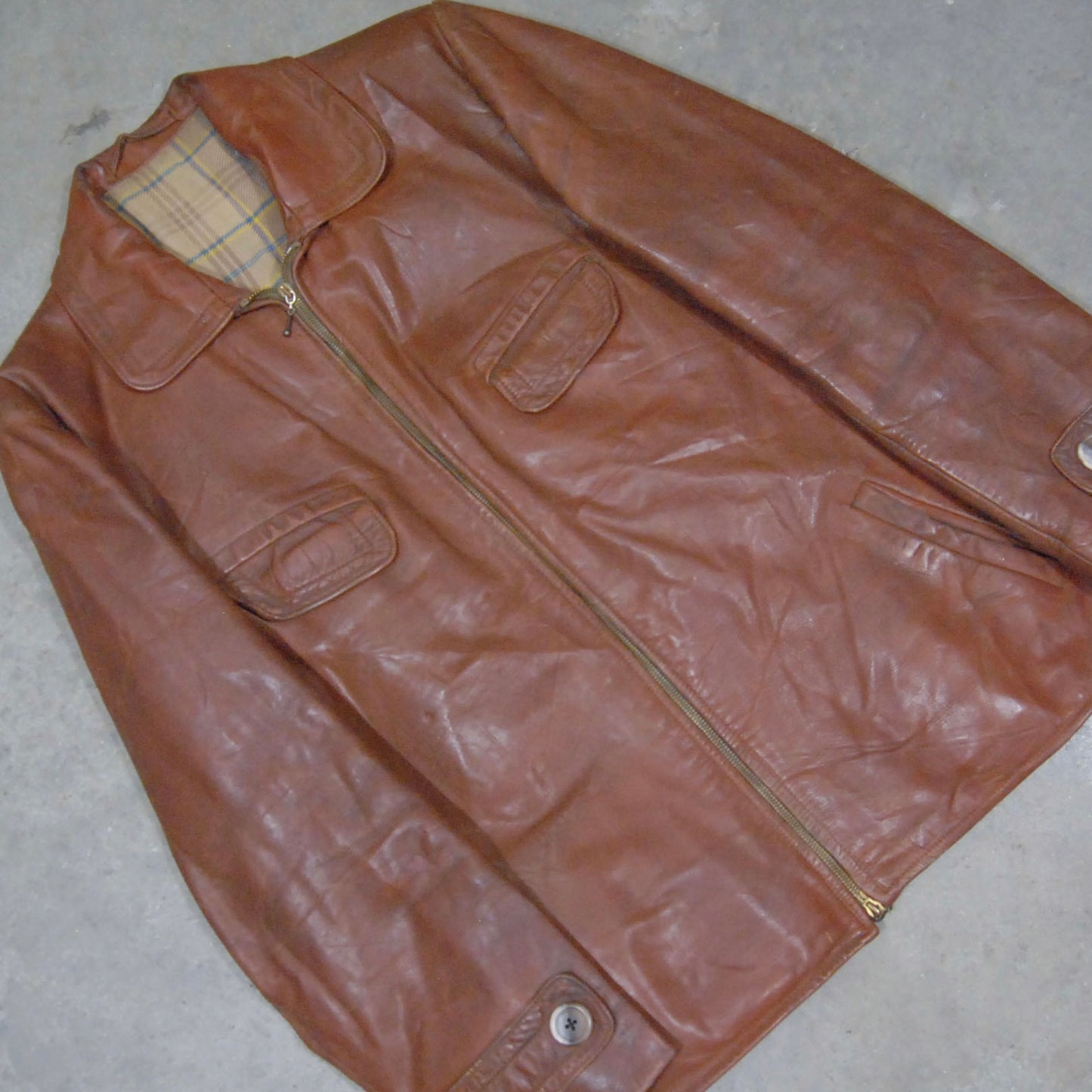 German 1930s Horse Hide Leather Jacket