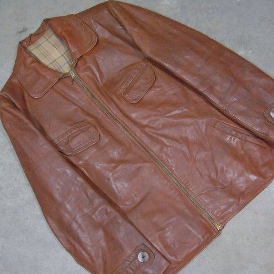 German 1930s Horse Hide Leather Jacket