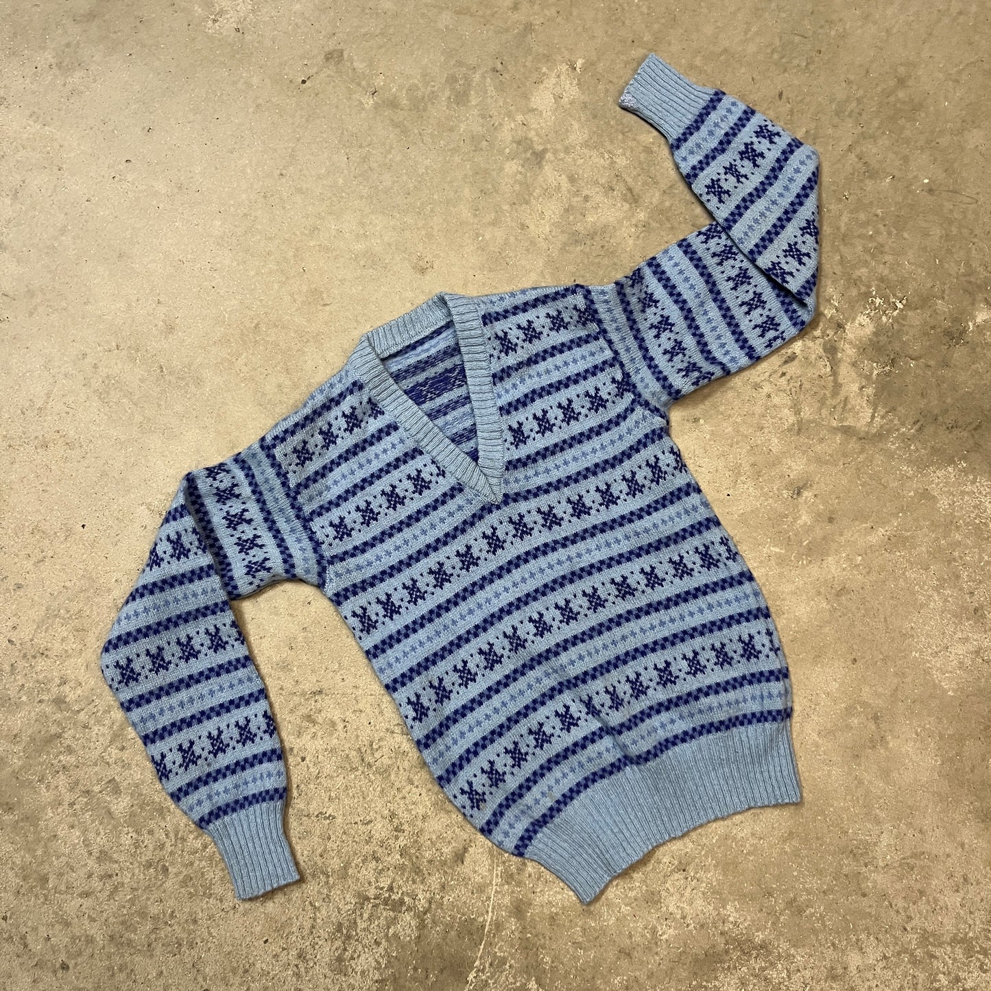 1940s Style Machine Knit Sweater – 19UJMILITARIA