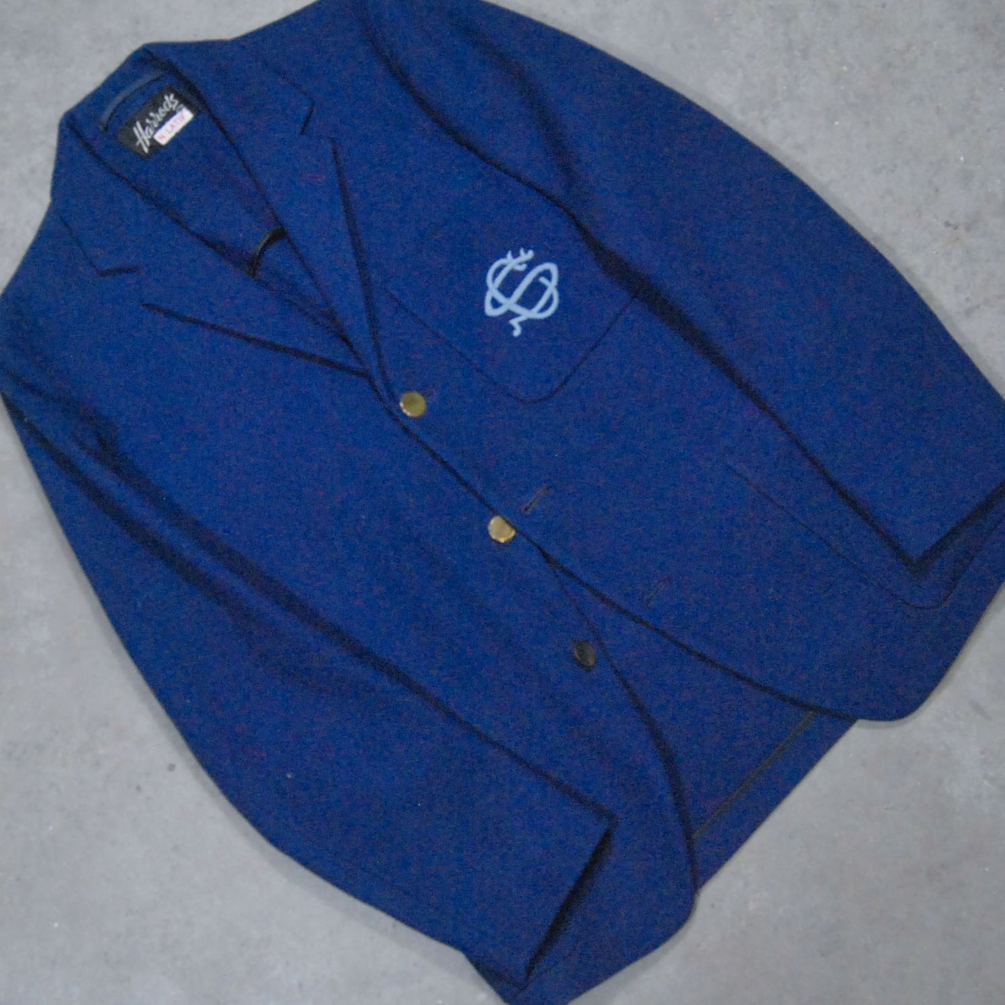 Vintage Harrods Staff Uniform Blazer 1960s