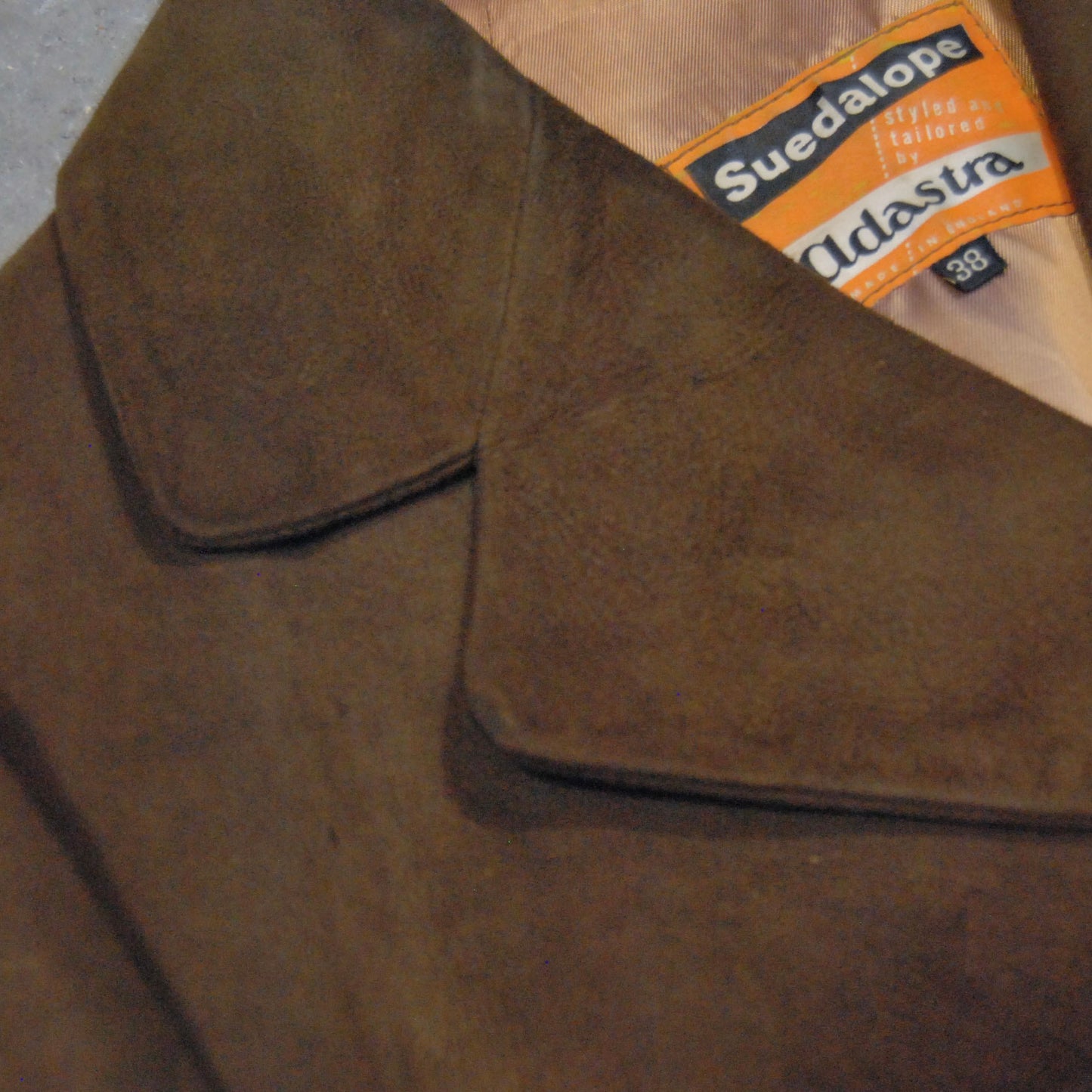 British 1970s Adastra Suede Jacket