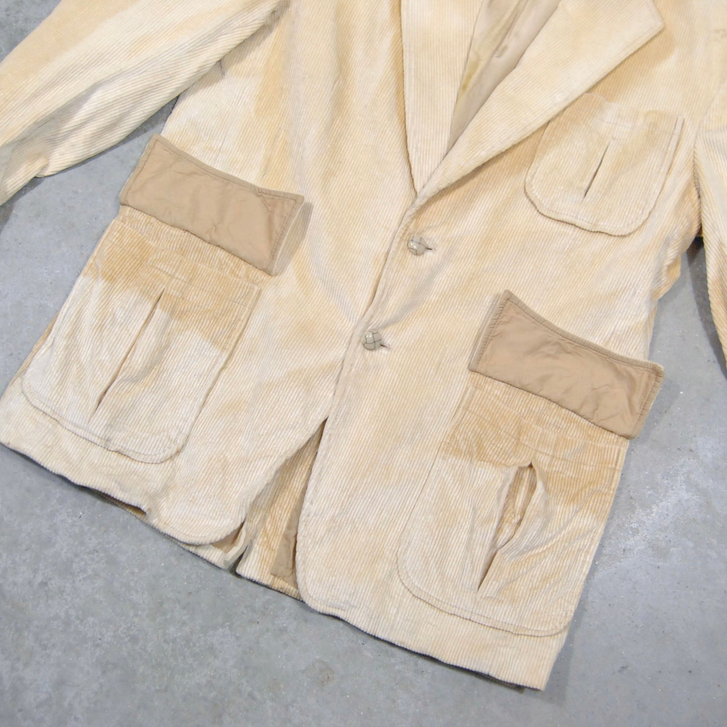 Sunblasted 1970s Does 1930s Corduroy Blazer