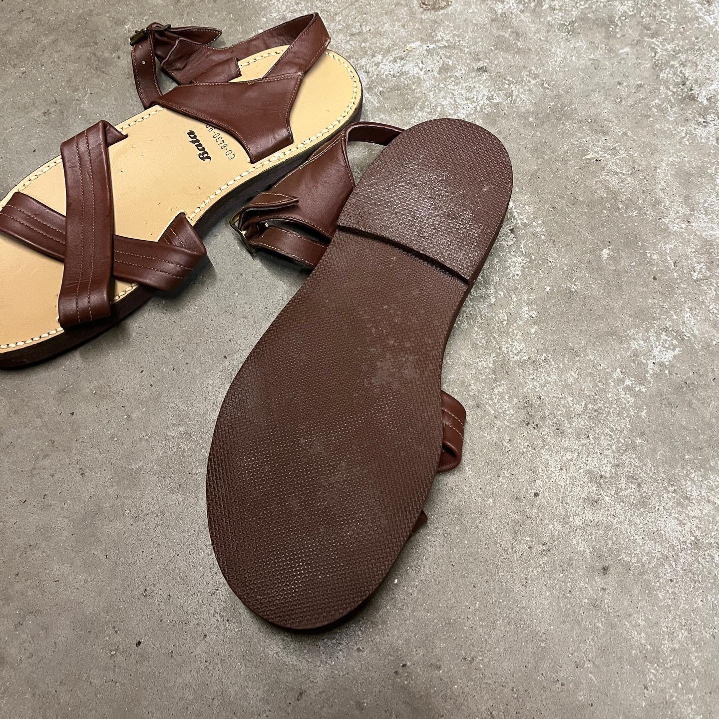 Dated 1991 British Army Bata Sandals