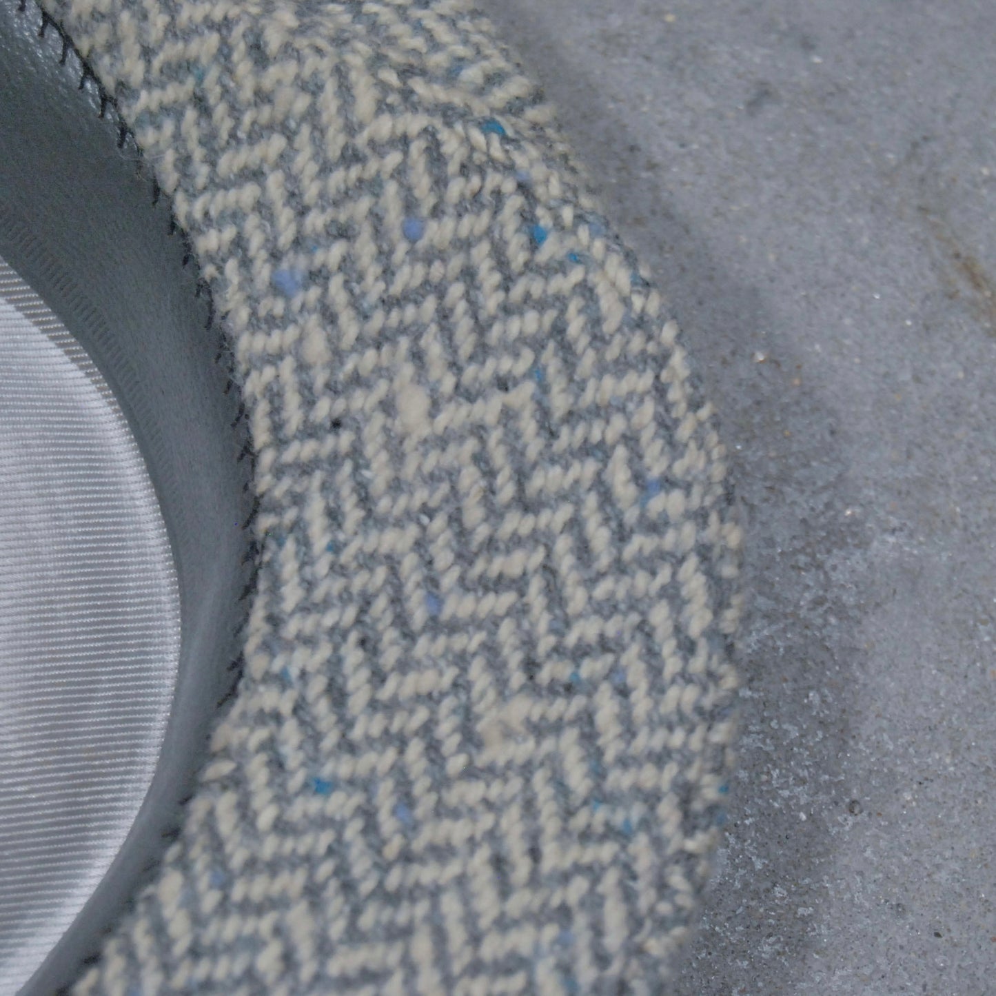 British 1930s Herringbone Tweed Flat Cap