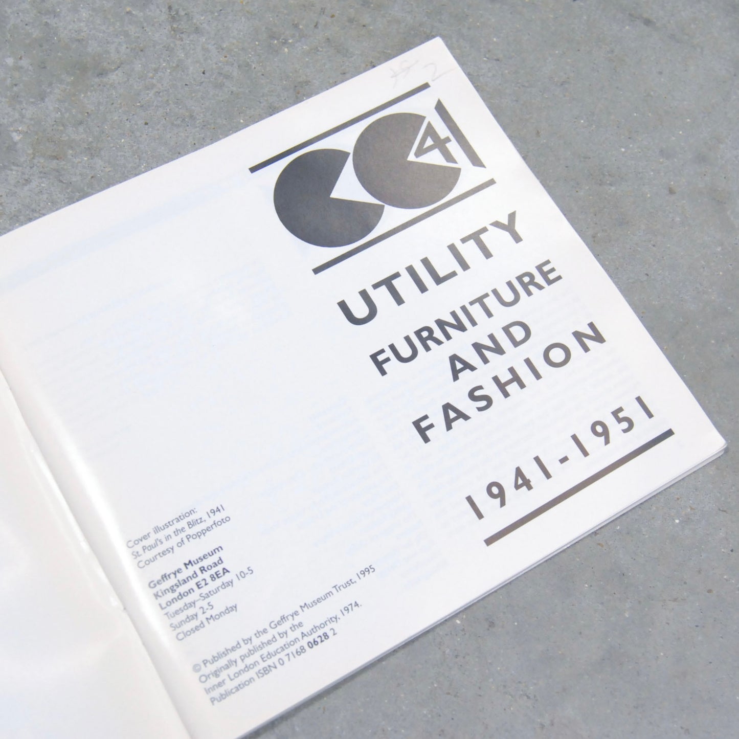 CC41 Utility Furniture & Fashion Book