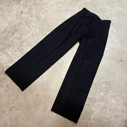 Dated 1952 Naval Wide Trousers By Miller Rayner