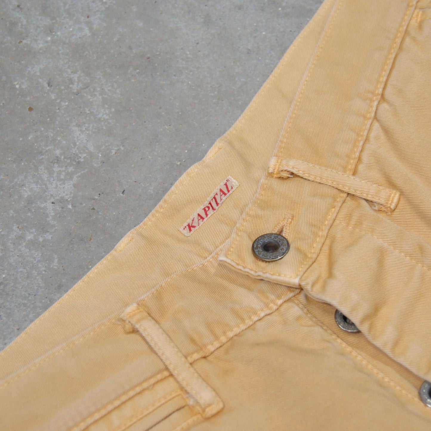 Kapital Faded Cotton Trousers