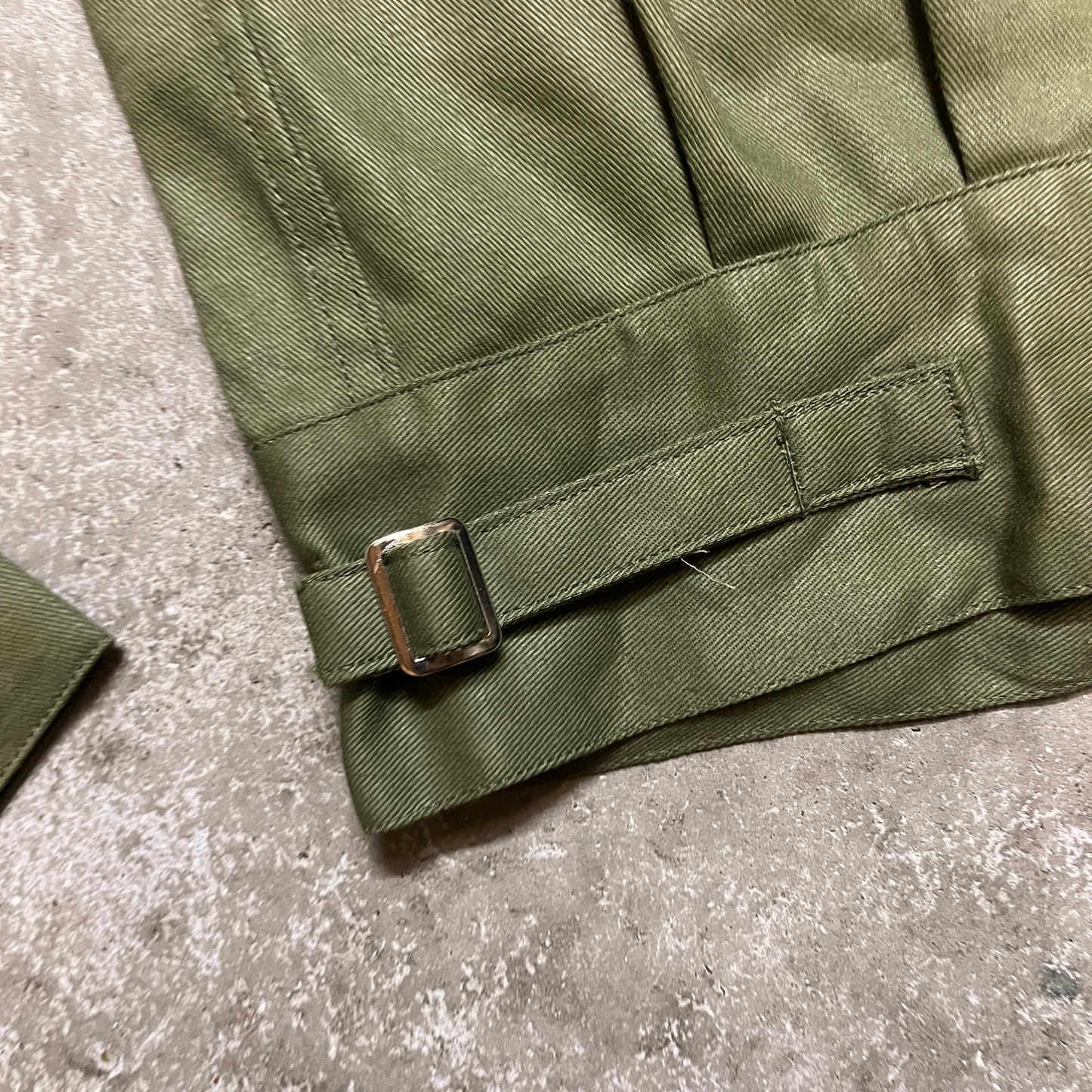 1960s Army Cyclist Jacket With 1940s Lightning Zipper