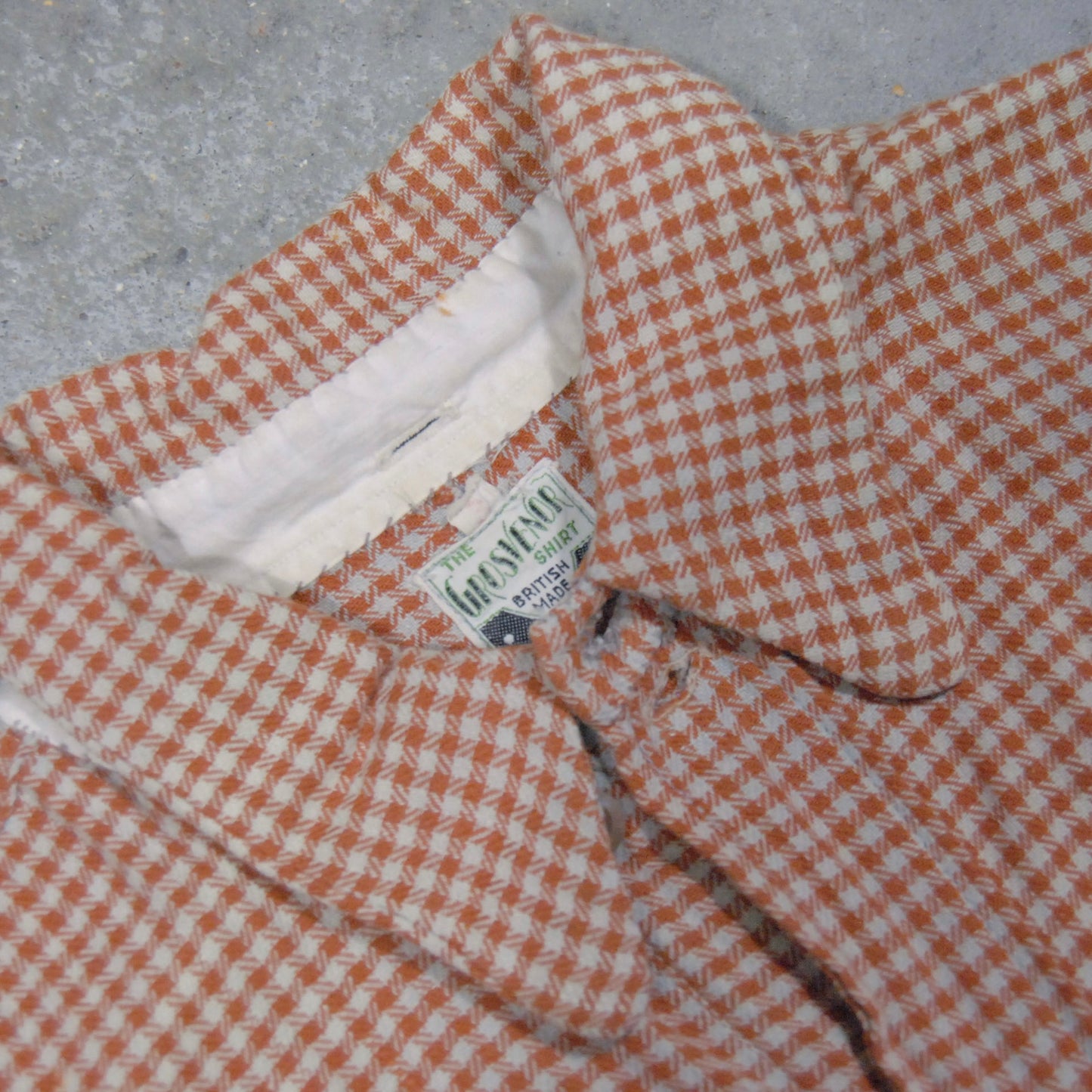 British 1940s Workwear Patchpocket Shirt By “Grosvenor”