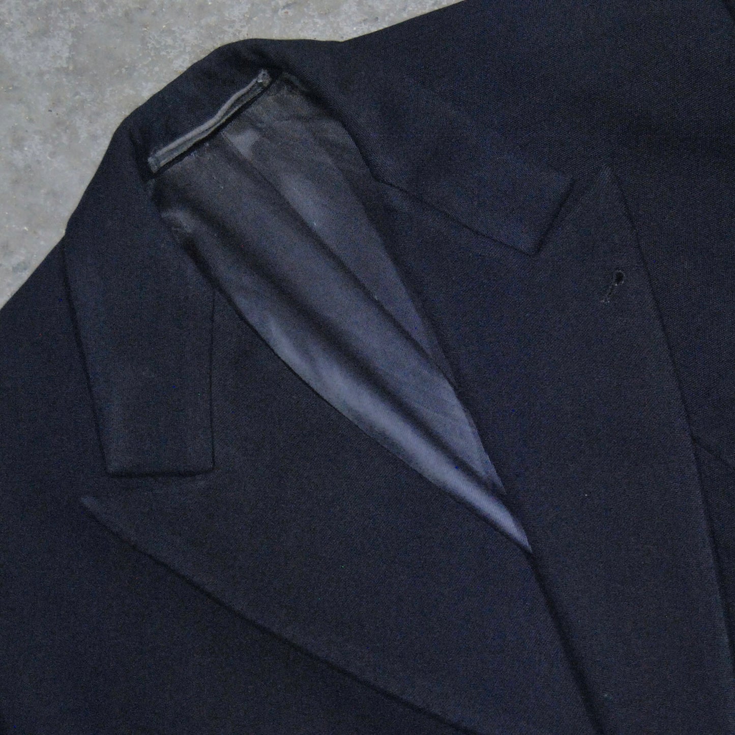 European 1940s 1950s Peak Lapel Blazer