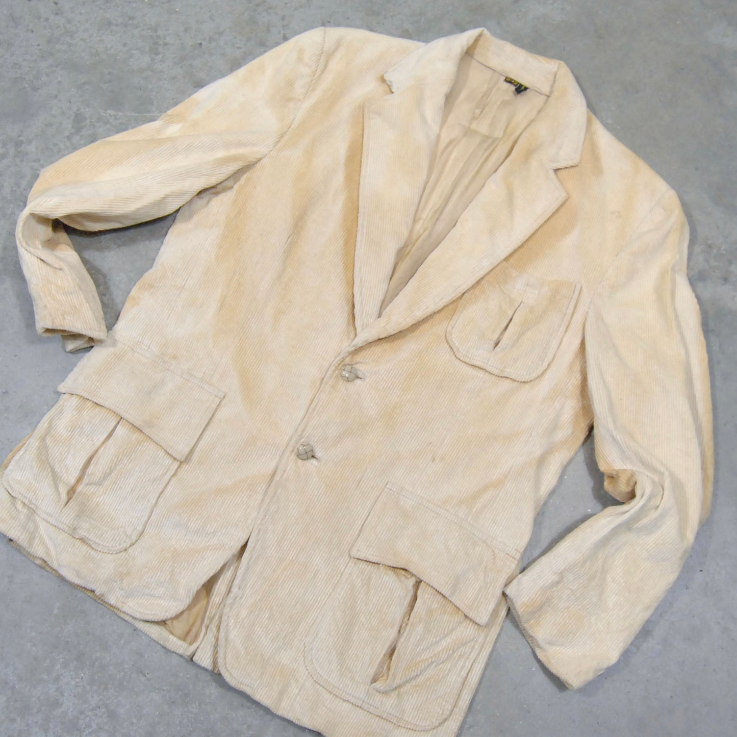 Sunblasted 1970s Does 1930s Corduroy Blazer