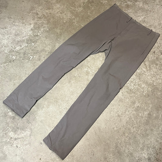 Label Under Construction Grey Cotton Trousers