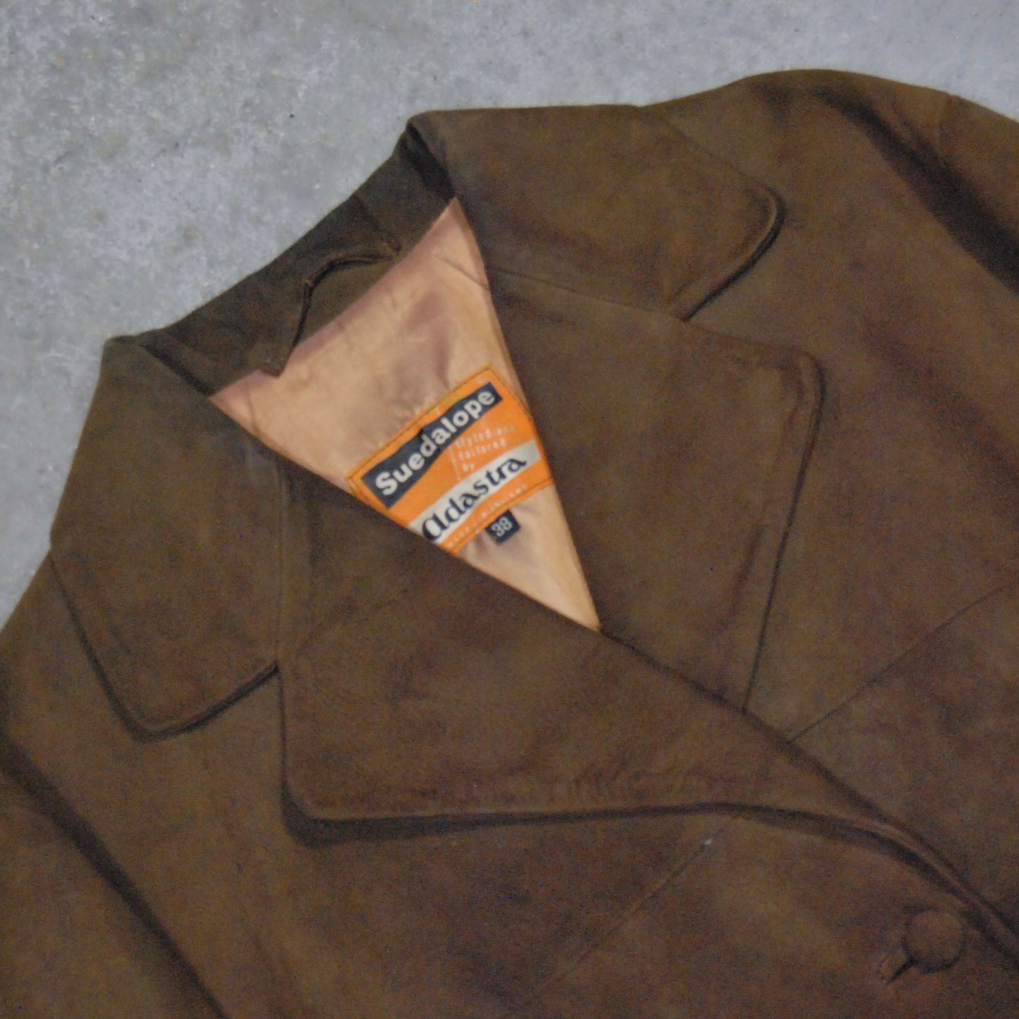 British 1970s Adastra Suede Jacket