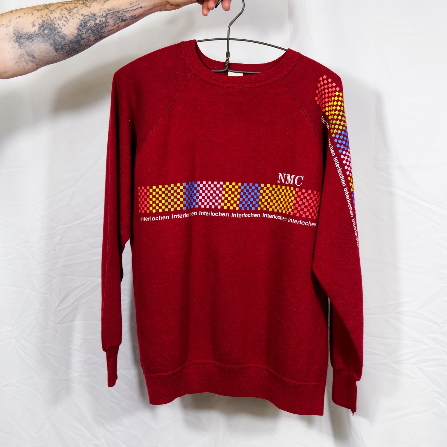 Made In USA 1970s Velva Sheen Raglan Crewneck