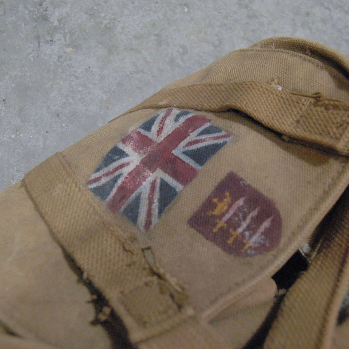 WW2 British Army Bergen Framed Bag