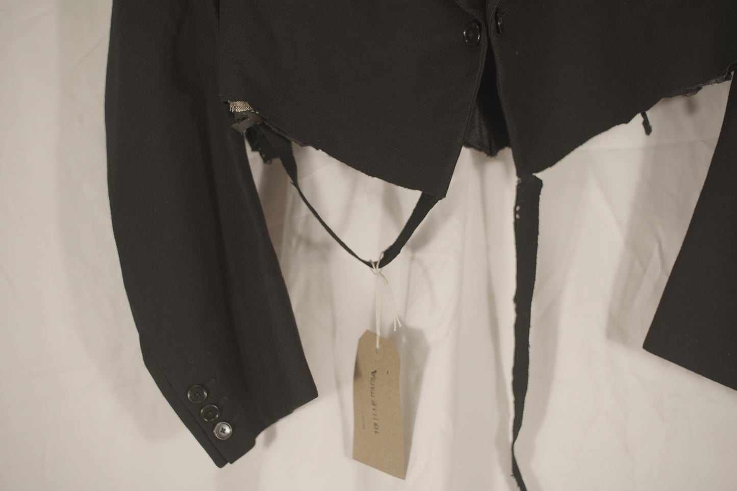 Dated 1929 Thrashed And Distressed Peak Lapel Shank Button Blazer