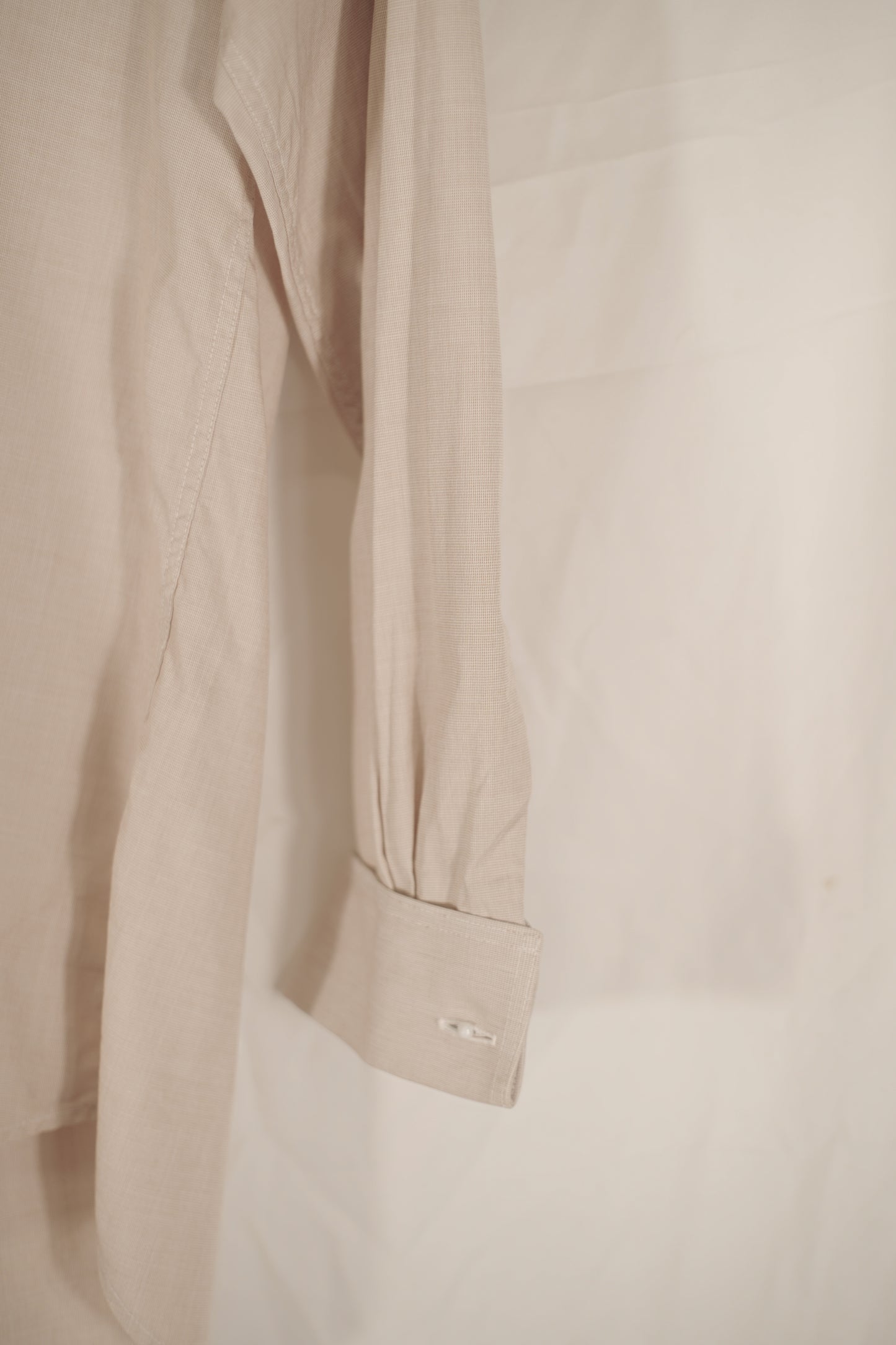 British 1940s Collarless Shiry By Vantella By Van Heusen