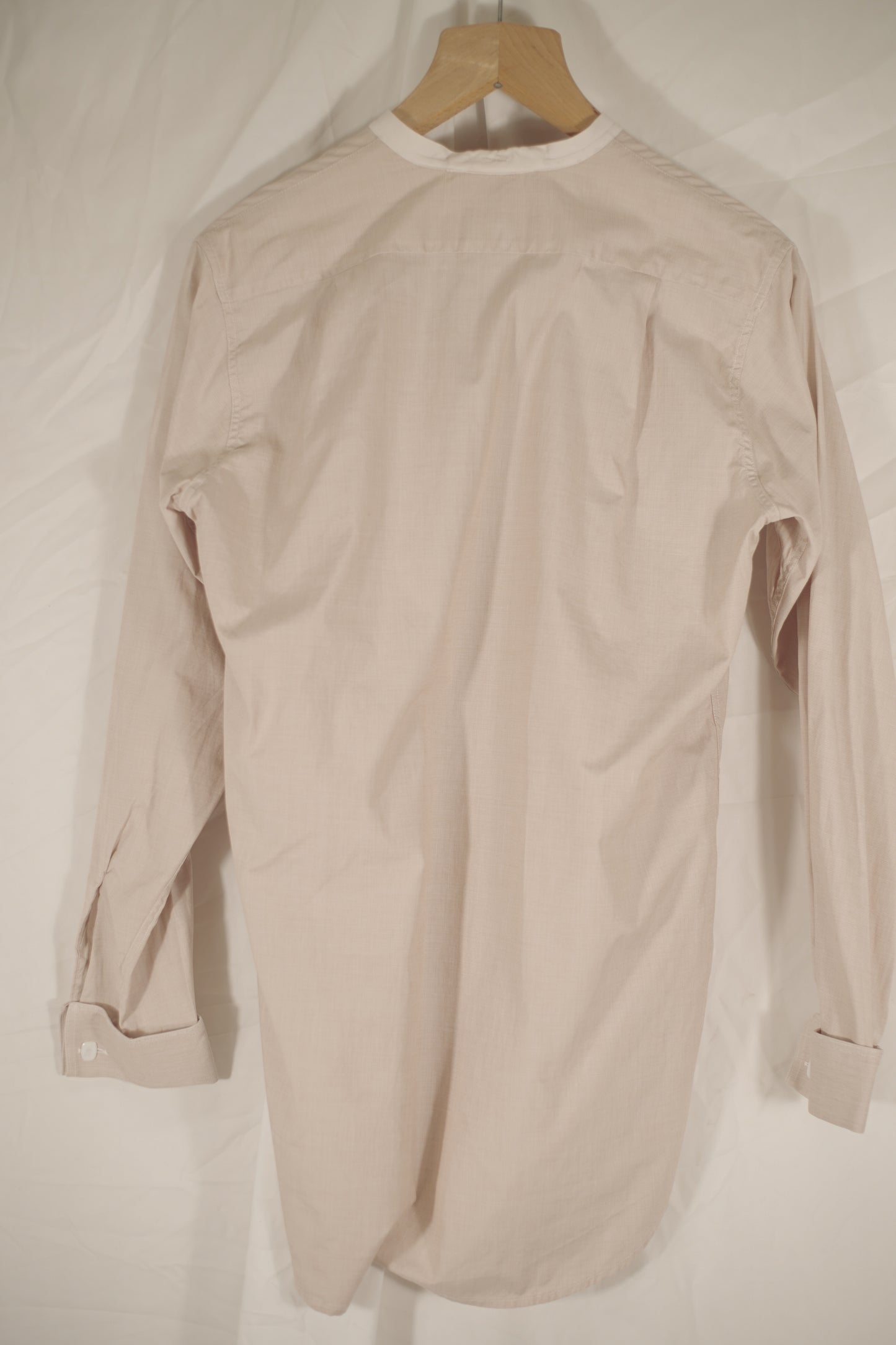 British 1940s Collarless Shiry By Vantella By Van Heusen