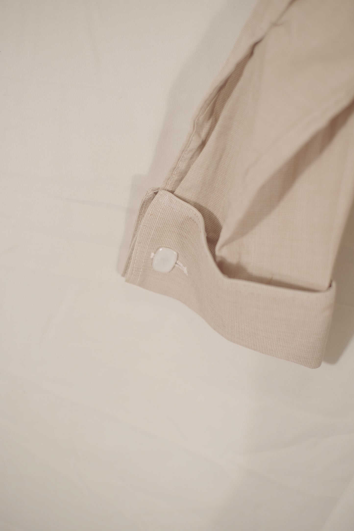 British 1940s Collarless Shiry By Vantella By Van Heusen