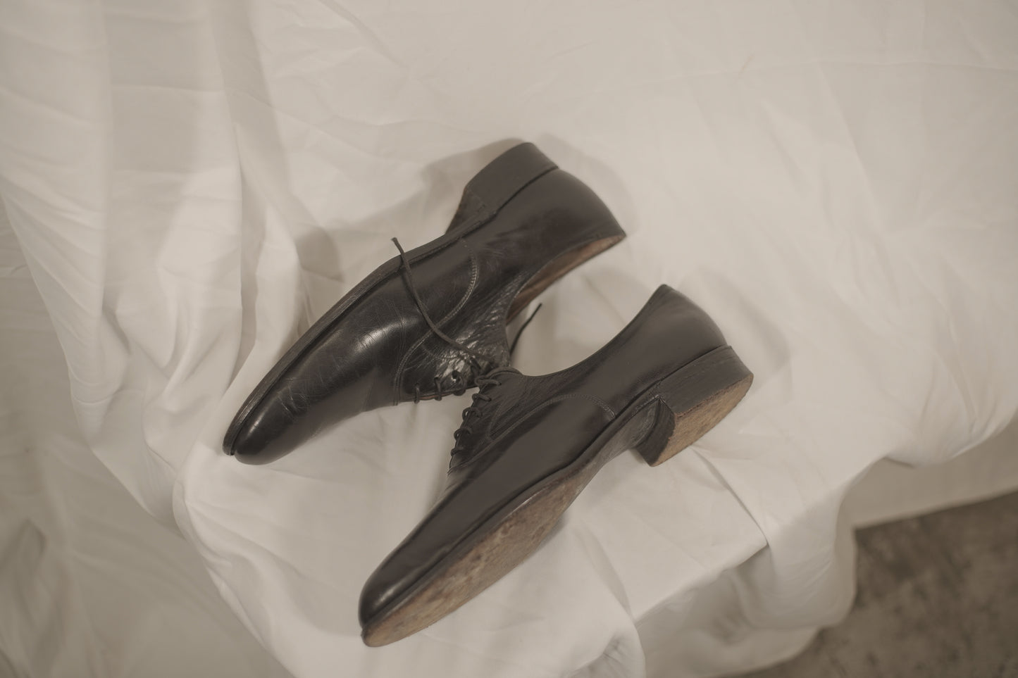 British 1920s 1930s Oxford Shoes By Moss Bross UK8