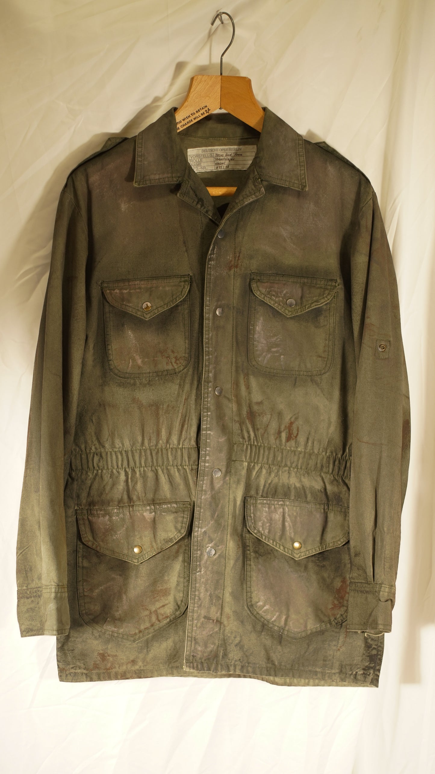 Costume Made 1970s Thrashed Berlin Opera House Jacket