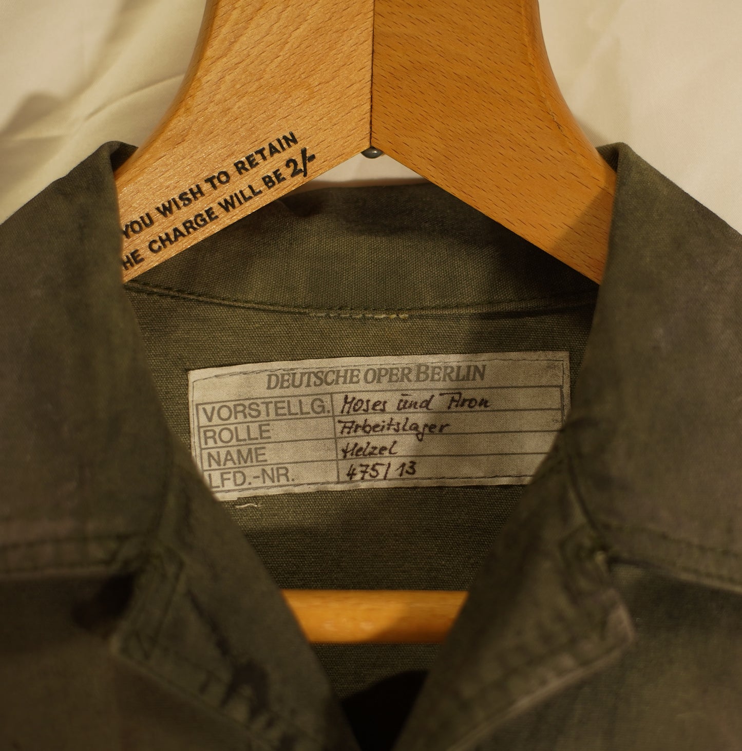 Costume Made 1970s Thrashed Berlin Opera House Jacket