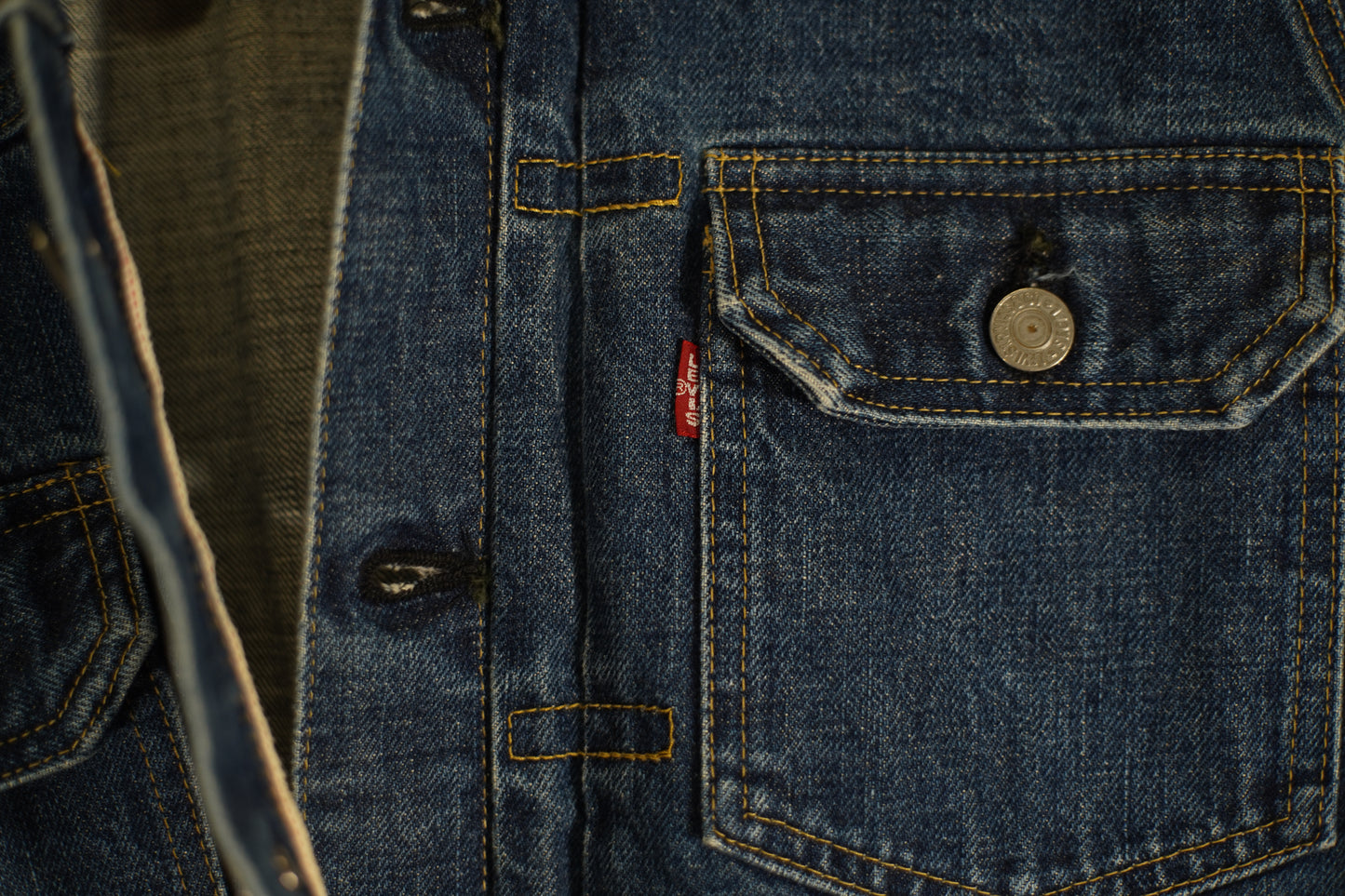 Type 2 1990s Selvedge Denim Jacket By Levis Made In Japan